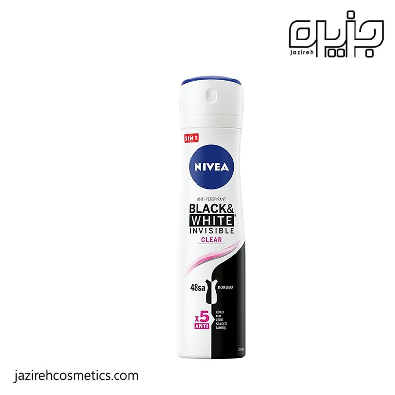 اسپری ضد تعریق زنانه نیوا Black & White Clear