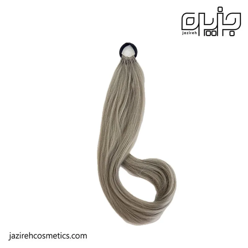 مو دم اسبی کشدار خاکستری